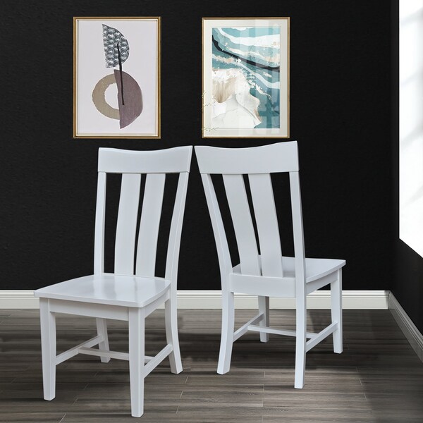 Whitewood Industries Set of Two Ava Dining Chairs, White, PK2 - CI08-13P