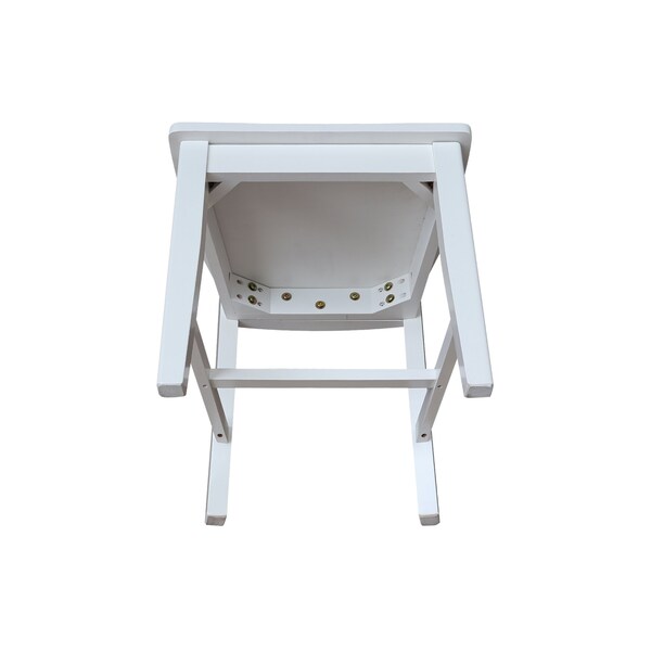 Whitewood Industries Set of Two Ava Dining Chairs, White, PK2 - CI08-13P