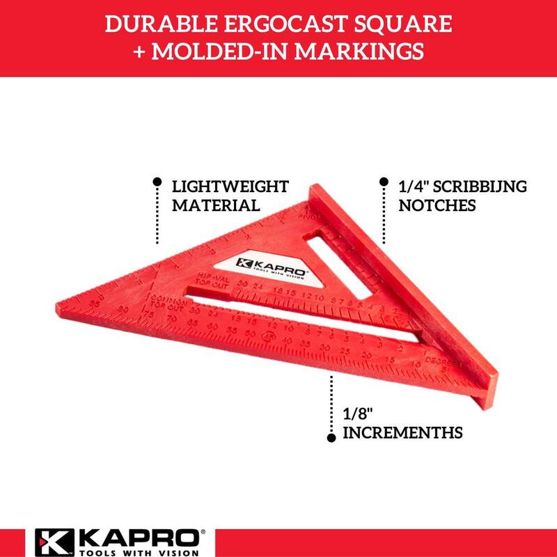 Kapro 7 in. Ergocast Rafter Square - 444-00