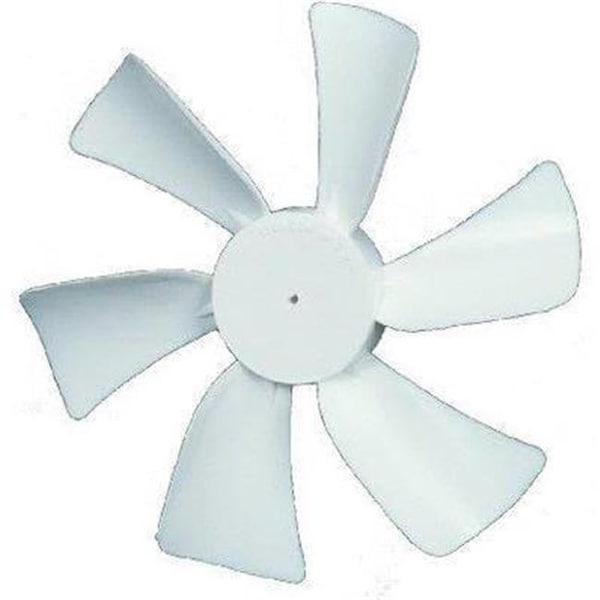 Green Arrow Equipment 65484 6 x 0.12 in. White Replacement Jensen Fan Blade with D-Bore - GR740558