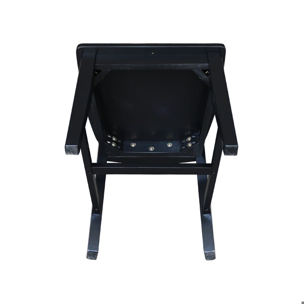 Whitewood Industries Set of Two Ava Dining Chairs, Black, PK2 - CI46-13P