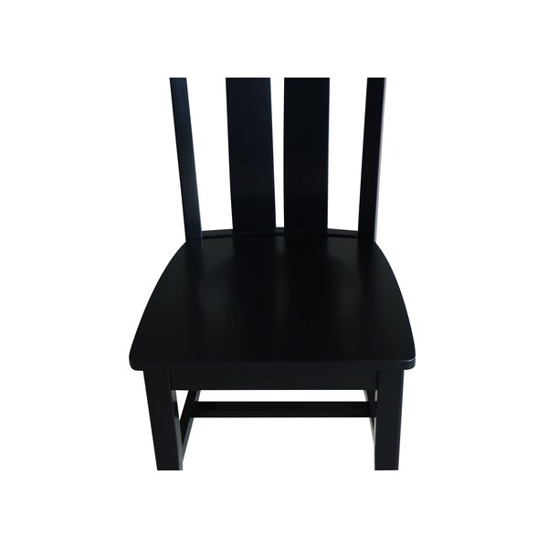 Whitewood Industries Set of Two Ava Dining Chairs, Black, PK2 - CI46-13P