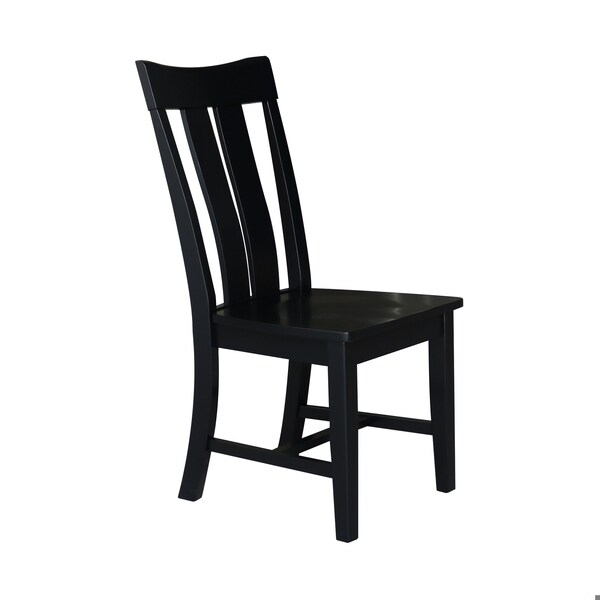 Whitewood Industries Set of Two Ava Dining Chairs, Black, PK2 - CI46-13P