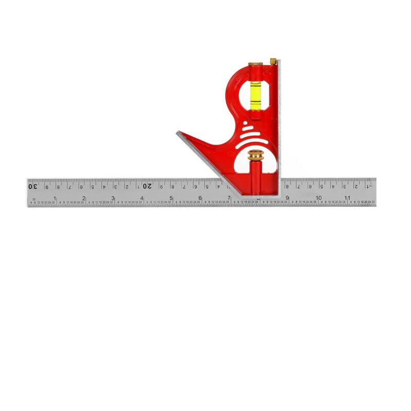Kapro 12 in. Combination Square with Zinc Head and Stainless Steel Blade - 352-12
