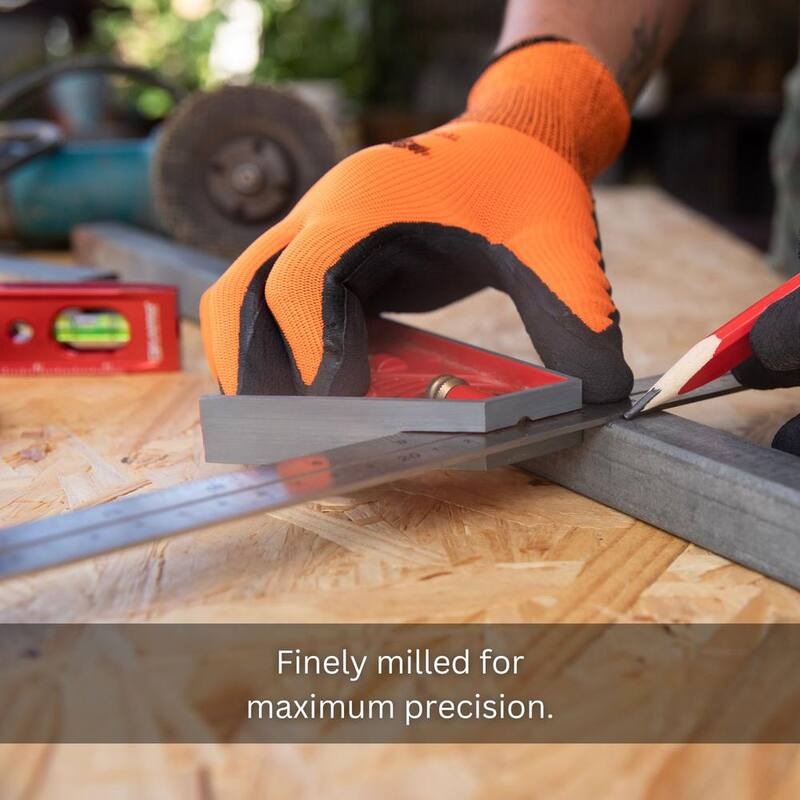 Kapro 12 in. Combination Square with Zinc Head and Stainless Steel Blade - 352-12