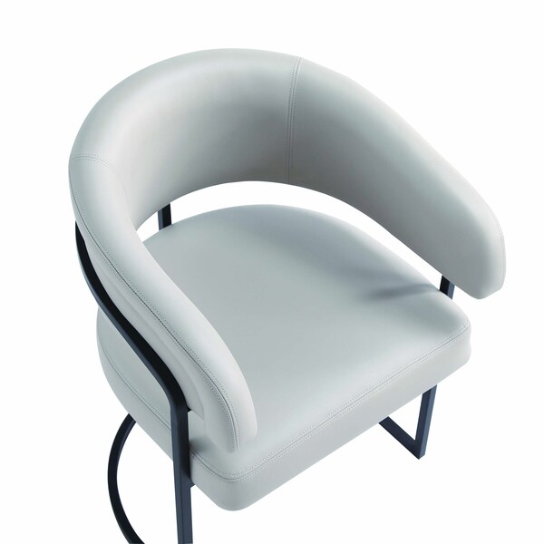 Manhattan Comfort Augusta Dining Chair in Light Grey - DC094-LG