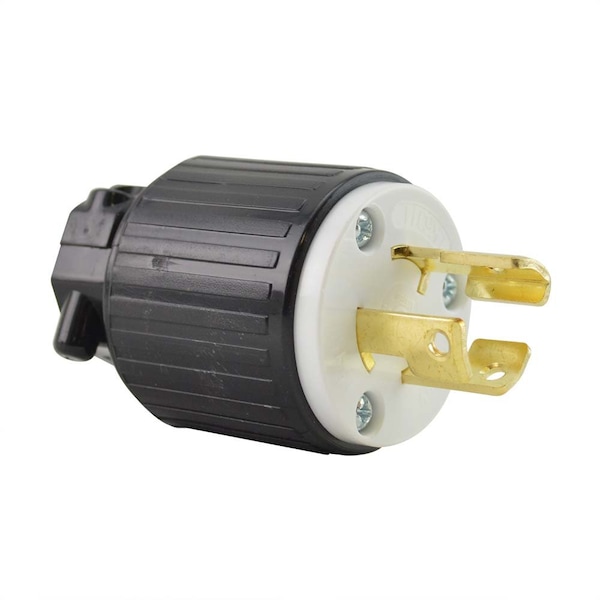 Superior Electric Twist Lock Electrical Plug - 3 Prong 15A 125V, NEMA L5-15P - YGA026