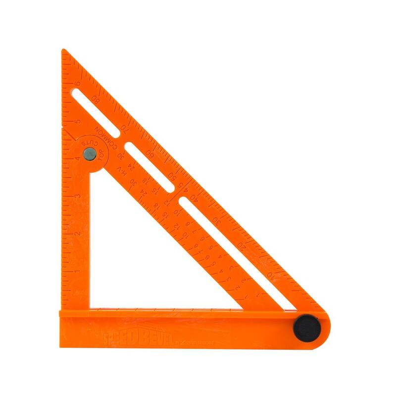 Swanson 7 in. Composite Speed Bevel 2-in-1 Folding Speed Square - TOSB01