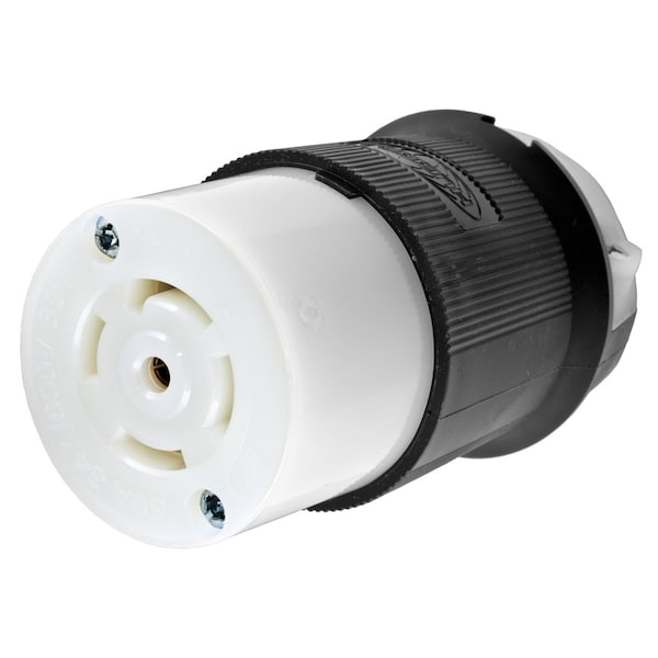 Hubbell Wiring Device-Kellems Locking Devices, Twist-Lock®, Industrial, Female Connector Body, 30A 3-PhaseWye 347/600V AC, L23-30R - HBL2833