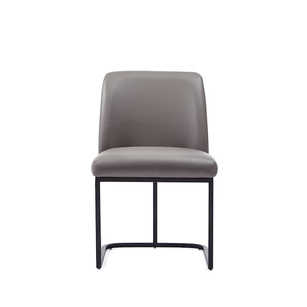 Manhattan Comfort Serena Dining Chair in Grey, 2PK - 2-DC056-GY