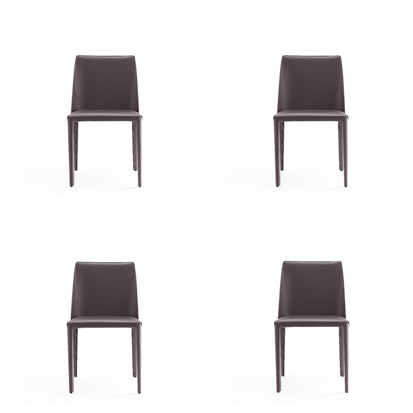 Manhattan Comfort Paris Dining Chair in Grey (Set of 4) - 2-DC032-GY