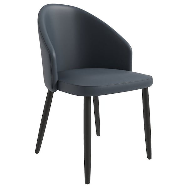 Leisuremod Paradiso Collection Modern Dining Seat in Black - PC50BL