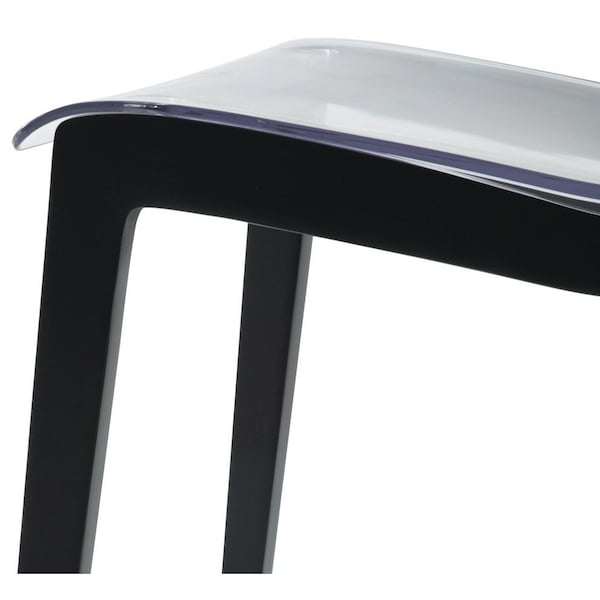 Leisuremod Marsden Modern Dining Side Chair with Beech Wood Legs, Black, 2PK - MCBL-16CL2