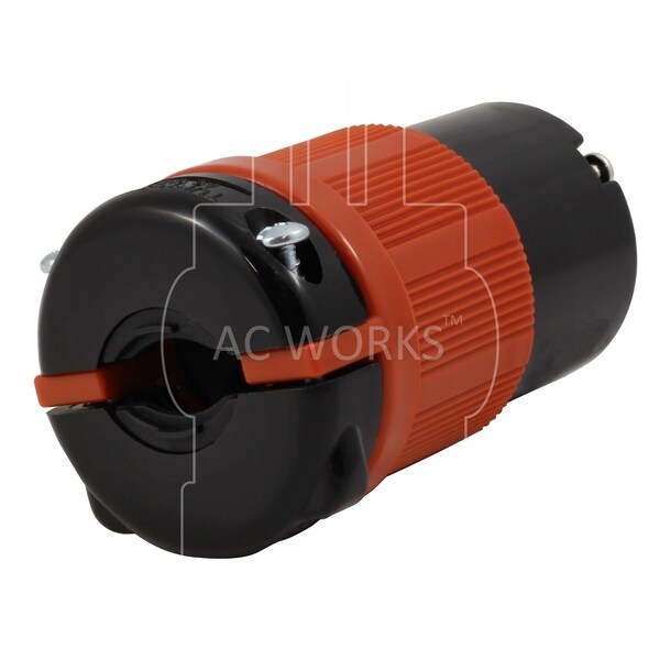 Ac Works NEMA L5-20R 20A 125V 3-Prong Locking Female Connector with UL, C-UL Approval - ASL520R