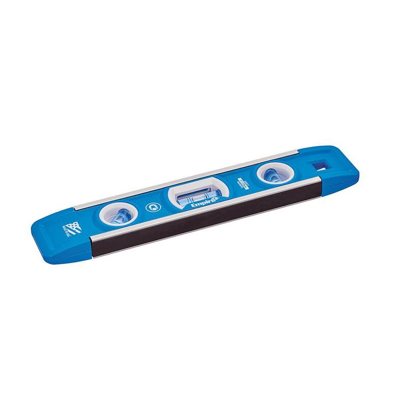 Empire 7 in. Magnum Aluminum Rafter Square with 9 in. Torpedo Level - 2990-EM81.9