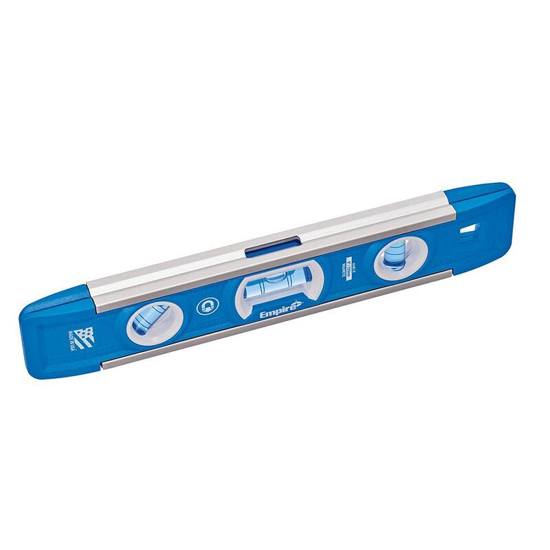 Empire 7 in. Magnum Aluminum Rafter Square with 9 in. Torpedo Level - 2990-EM81.9