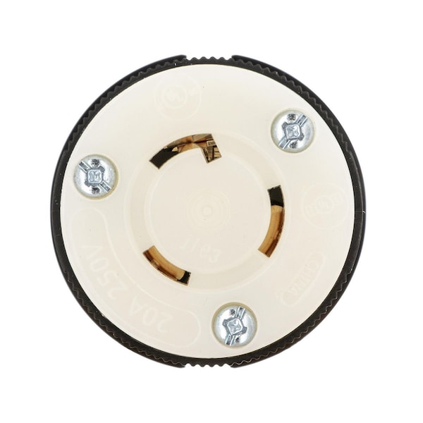 Hubbell Twist-Lock®, EdgeConnect™, Female Connector Body, 20A 250V, L6-20R, Screwless Terminal - HBL2323ST