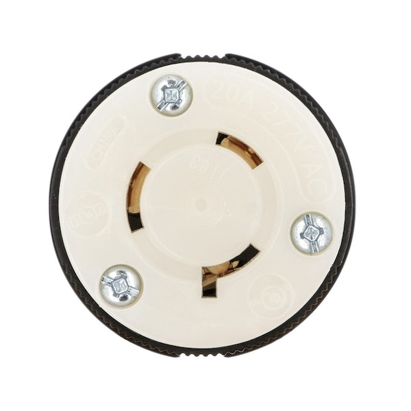 Hubbell Twist-Lock®, EdgeConnect™, Female Connector Body, 20A 277V AC, L7-20R, Screwless Terminal - HBL2333ST