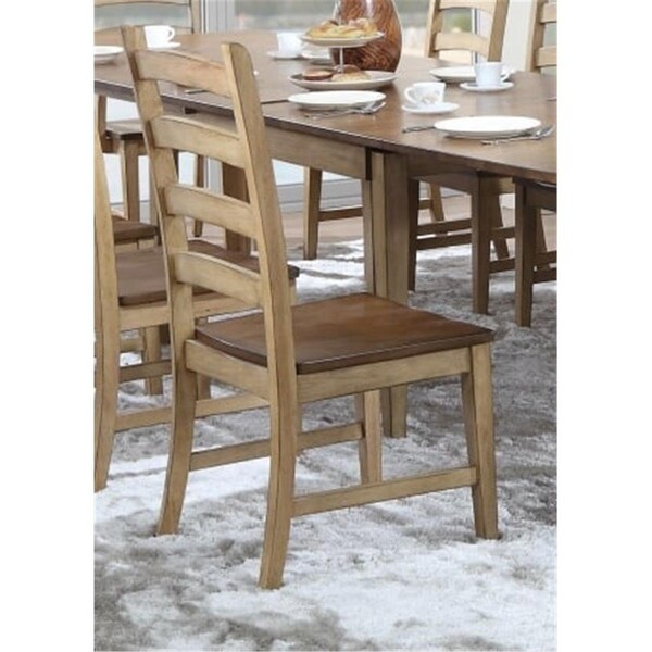 Fine-Line Brook Ladder Back Dining Side Chair Set of 2 - FI2118852