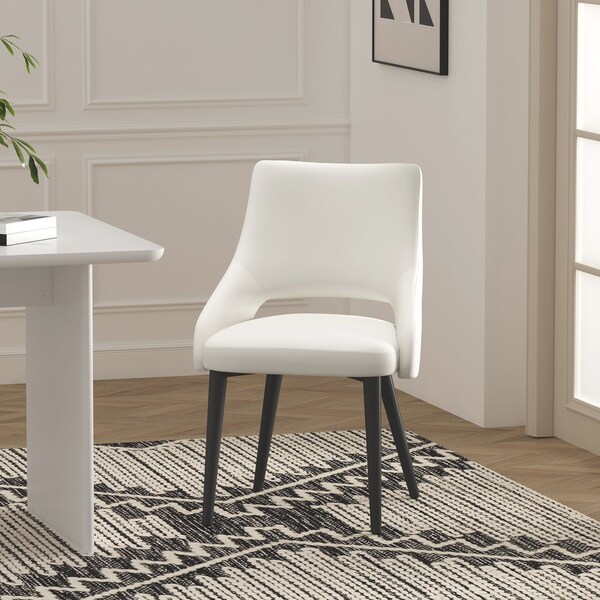 Manhattan Comfort Tremont Dining Chair in White - DC104-WH