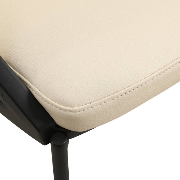 Leisuremod Urbane Collection Modern Dining Chair in Taupe, 2PK - UC21TP2
