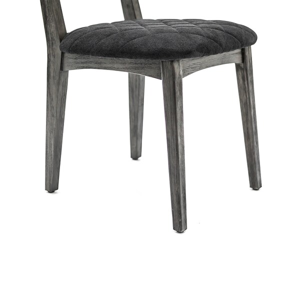 Armen Living Katelyn Midnight Open Back Dining Chair - Set of 2 - LCKASITGMN