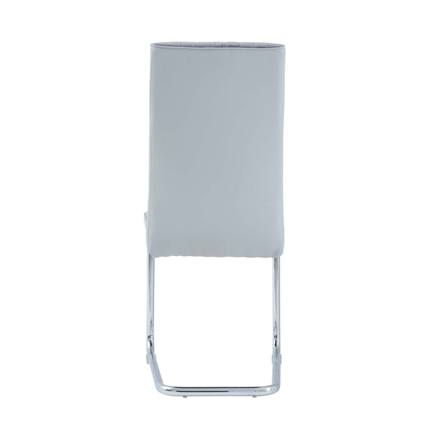 Global Furniture Usa Contemporary Fabric D4957 3 Grey Dining Chairs - 2955
