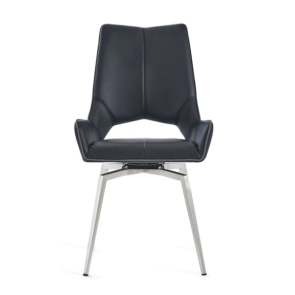 Global Furniture Usa Contemporary PU D4878 Black Dining Chair - 3195