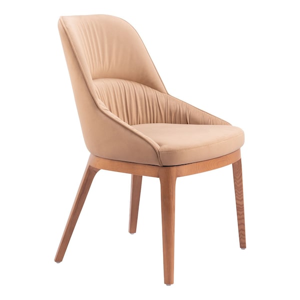 Zuo Modern Ayr Dining Chair Set Of 2 Tan - 110127