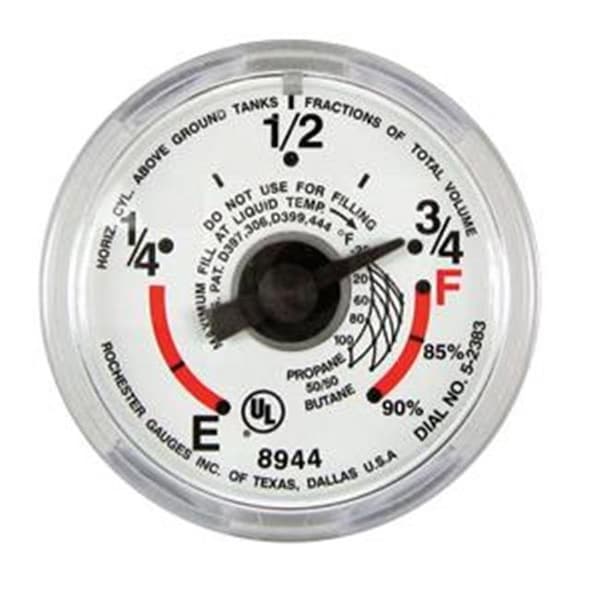Manchester Tank MANCHESTER G12653 Propane Tank Gauge Liquid Level Monitor Panel - M1C-G12653