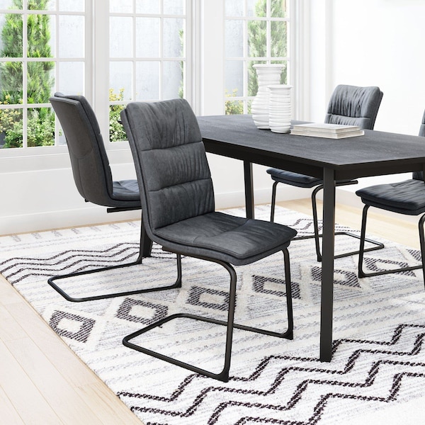 Zuo Modern Sharon Dining Chair Set Of 2 Vintage Black - 101954