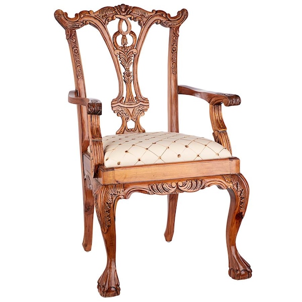 Design Toscano English Chippendale Armchair - AF1008