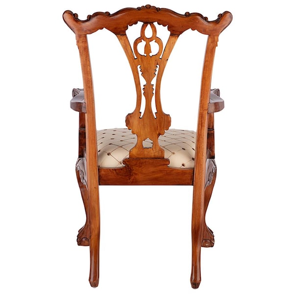 Design Toscano English Chippendale Armchair - AF1008