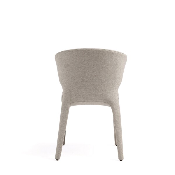Manhattan Comfort Conrad Woven Tweed Dining Chair in Wheat - Set of 4 - 2-DC031-WWT