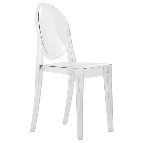 Kd Americana Marion Transparent Acrylic Modern Chair - Clear - KD3032999