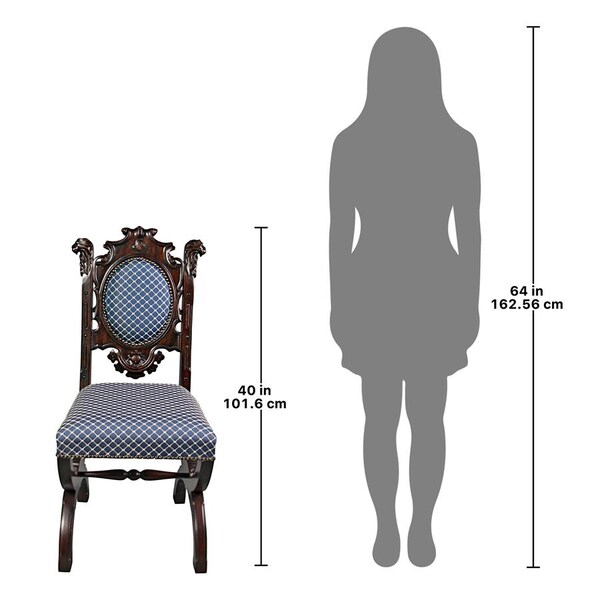 Design Toscano Sir Raleigh Hand-Carved Medieval Dining Chair, PK 2 - AF951262