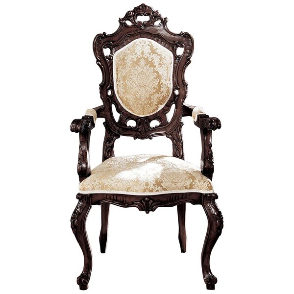 Design Toscano Toulon French Rococo Armchair - AF1560