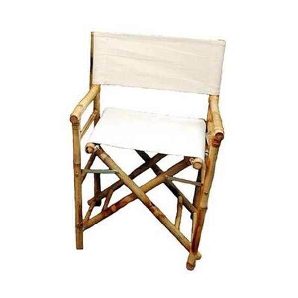 Convenience Concepts Chair Bamboo Director Low 34 in. H x 23 in. W x 19 in. D, 2PK - HI2804097