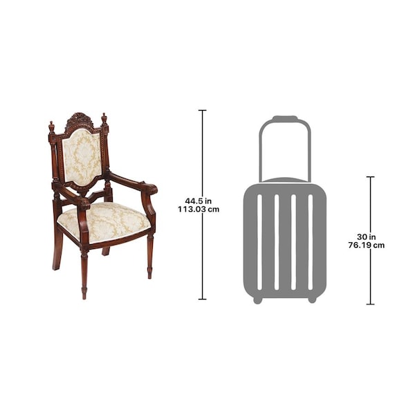 Design Toscano Salon des Rosiers: Armchair - AF1415