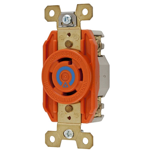 Hubbell 30A Isolated Ground Locking Receptacle 3P 4W 240VAC - IG2720