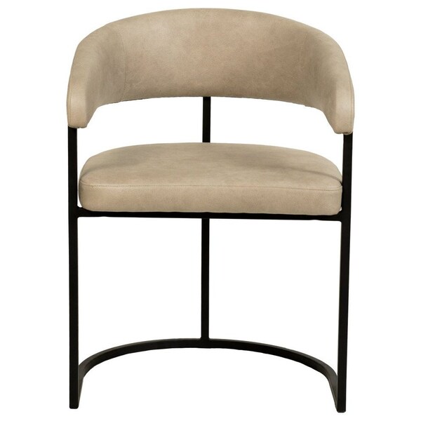 Leisuremod Aero Collection Modern Dining Chair in Oatmeal - AC23OA