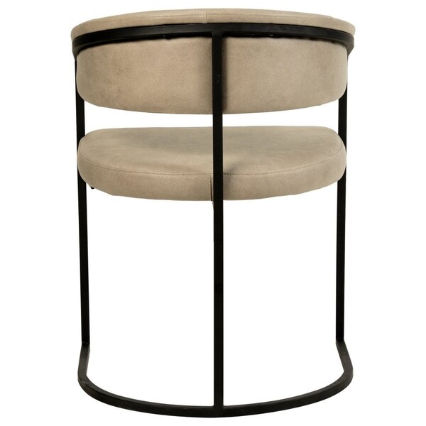 Leisuremod Aero Collection Modern Dining Chair in Oatmeal - AC23OA