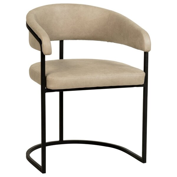 Leisuremod Aero Collection Modern Dining Chair in Oatmeal - AC23OA