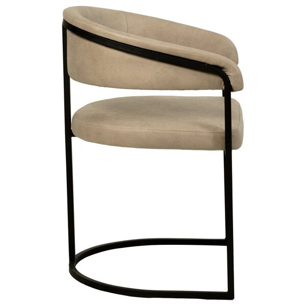 Leisuremod Aero Collection Modern Dining Chair in Oatmeal - AC23OA
