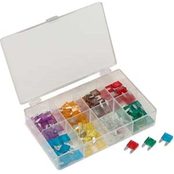 Tekz Tekz TZ45229 96 Pieces Mini Blade Fuse Assortment - TZ45229