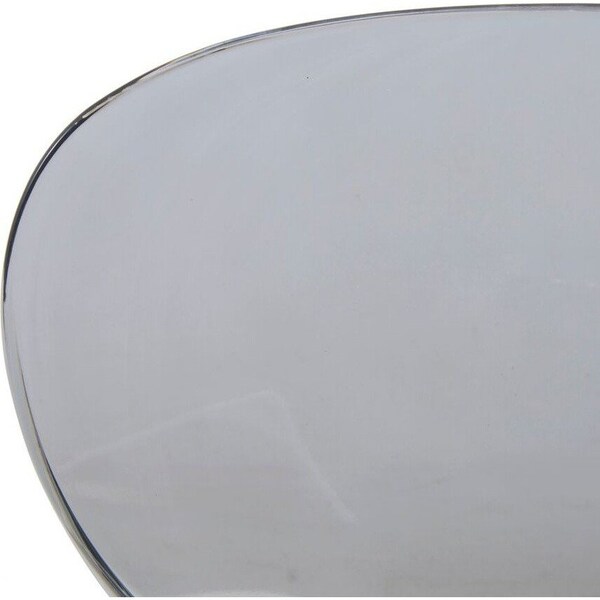 Leisuremod Modern Oyster Transparent Side Chair, Transparent Black - OC17TBL