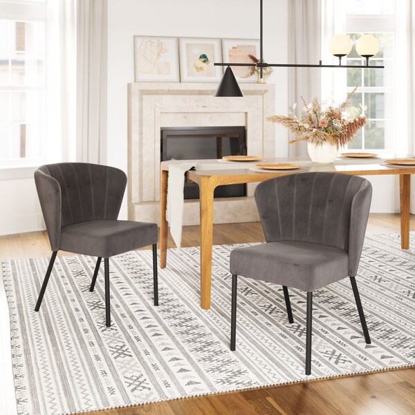 Zuo Modern Aimee Dining Chair Set Of 2 Gray - 109679