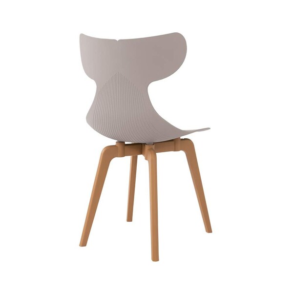 Lagoon Indoor Whale Resin Leisure Dining Chair, 4PK - 7065G6-NDLGS
