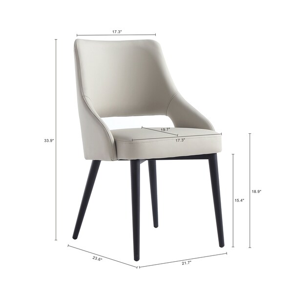 Manhattan Comfort Tremont Dining Chair in Stone - DC104-ST