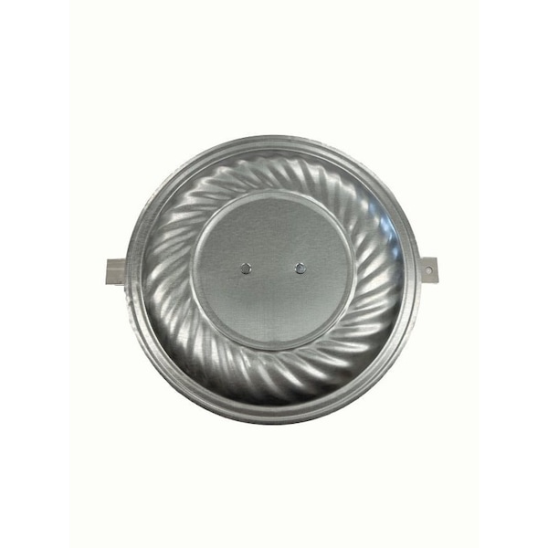 Fulton Flue Stopper, 4 to 10 in Flue Hole, Steel, Yellow - 3F-72
